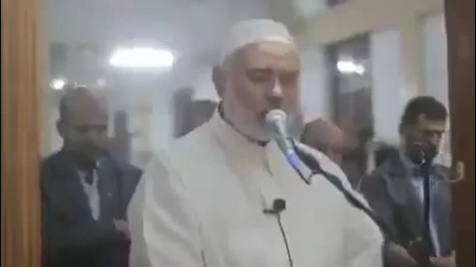 الشهيد إسماعيل هنية ينعي نفسه